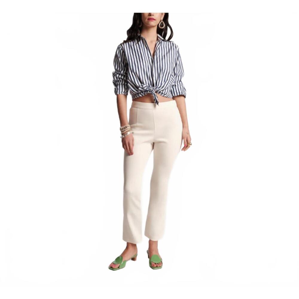 NEW FRANCES VALENTINE quincy stretch pants in cream